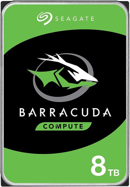 8TB Seagate Barracuda 3.5 - inch SATA III 5400rpm 6GB Internal Hard Drive - AHW Store