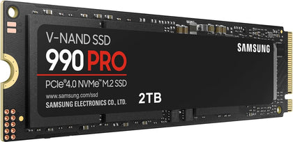 SAMSUNG 990 PRO SSD 2TB PCIe 4.0 M.2 Internal Solid State Drive, Fastest Speed for Gaming