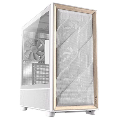 Antec Flux Mesh Mid Tower E - ATX Case 5 Fan White - AHW Store