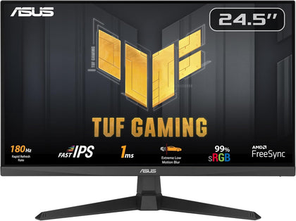 Asus TUF Gaming VG259Q3A Gaming Monitor 25 Inch IPS FHD 180 Hz 1ms Black - AHW Store