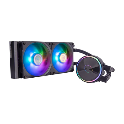Cooler Master MasterLiquid PL240 Flux ARGB 240mm Liquid Cooler Black - AHW Store
