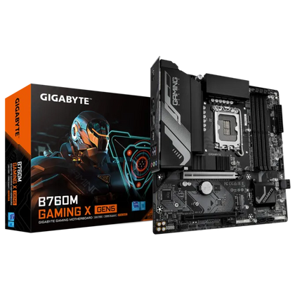 Gigabyte B760M GAMING X GEN5 DDR5 LGA1700 M-ATX Motherboard Black