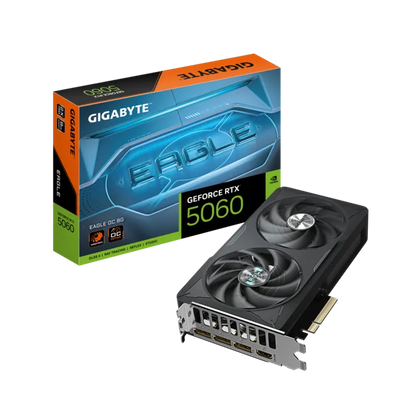 Gigabyte GeForce RTX 5060 EAGLE OC 8G GDDR7 Graphics Card Black