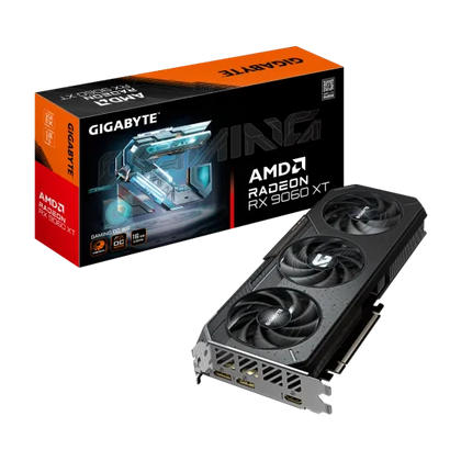 Gigabyte Radeon RX 9060 XT GAMING OC 16GB GDDR6 Graphics Card Black