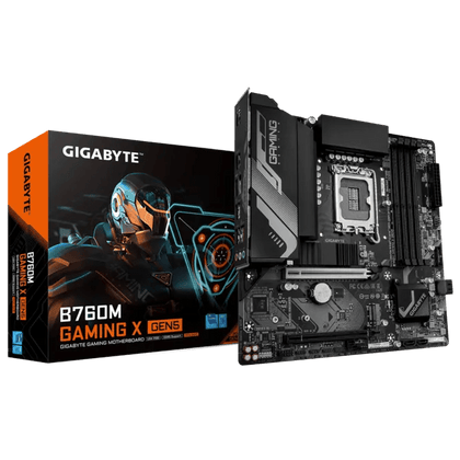 Gigabyte B760M GAMING X GEN5 DDR5 LGA1700 M - ATX Motherboard Black - AHW Store