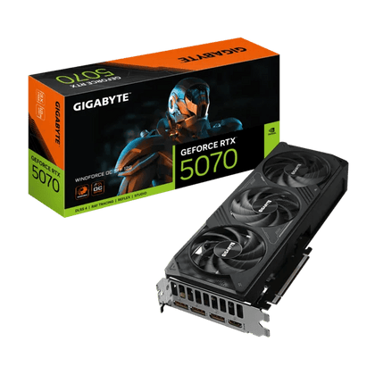 Gigabyte GeForce RTX 5070 WINDFORCE OC SFF 12G GDDR7 Graphics Card Black - AHW Store
