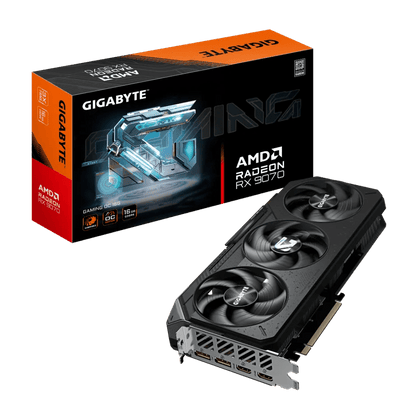 Gigabyte Radeon RX 9070 GAMING OC 16G GDDR6 Graphics Card Black - AHW Store