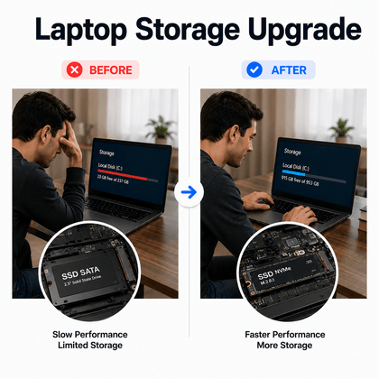 Laptop Storage Upgrade - AHW Store