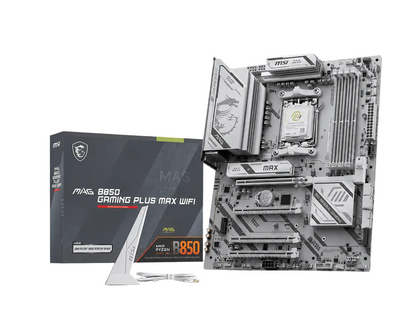 MSI MAG B850 GAMING PLUS MAX WIFI DDR5 AM5 ATX Motherboard - AHW Store