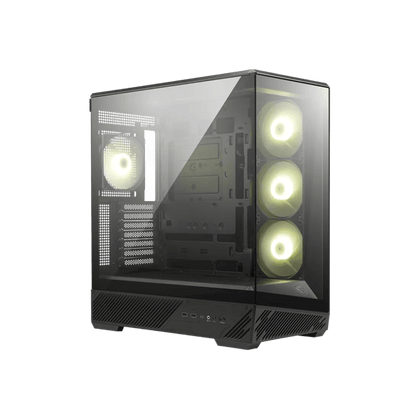 MSI MAG PANO 130R PZ Mid Tower Case 4 Fan ARGB Black - AHW Store