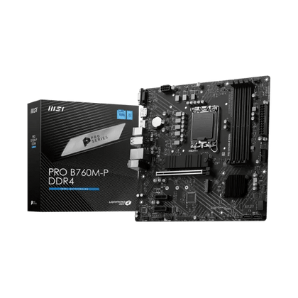 MSI PRO B760M - P DDR4 LGA1700 M - ATX Motherboard Black - AHW Store