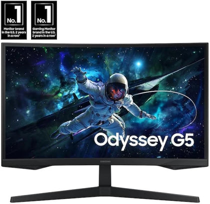 Samsung 32 - Inch G55C Curved Gaming Monitor VA 2K QHD 165hz 1ms Black - AHW Store