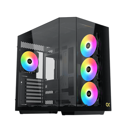 Xigmatek Cubi II Mid Tower Case 7 Fan ARGB Black - AHW Store