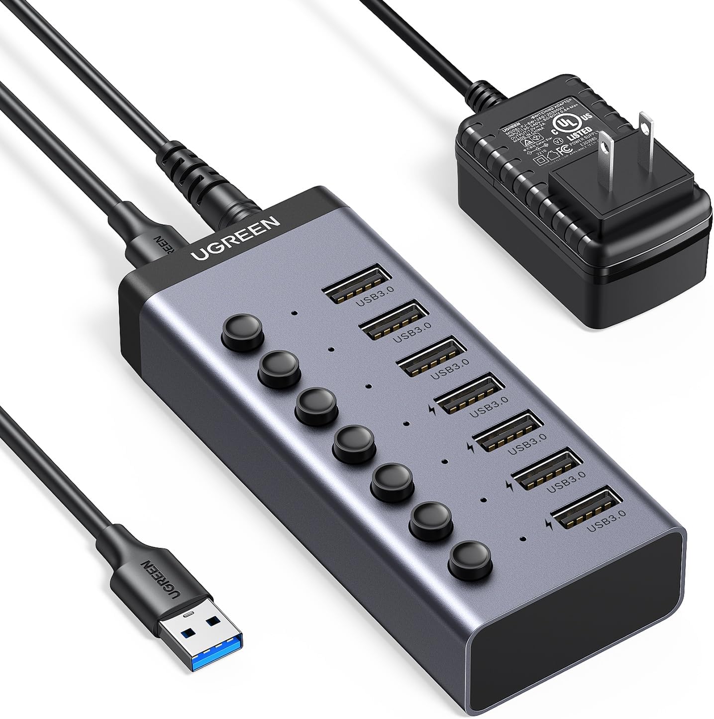 7-Port USB 3.0 Powered Hub - AHW Store