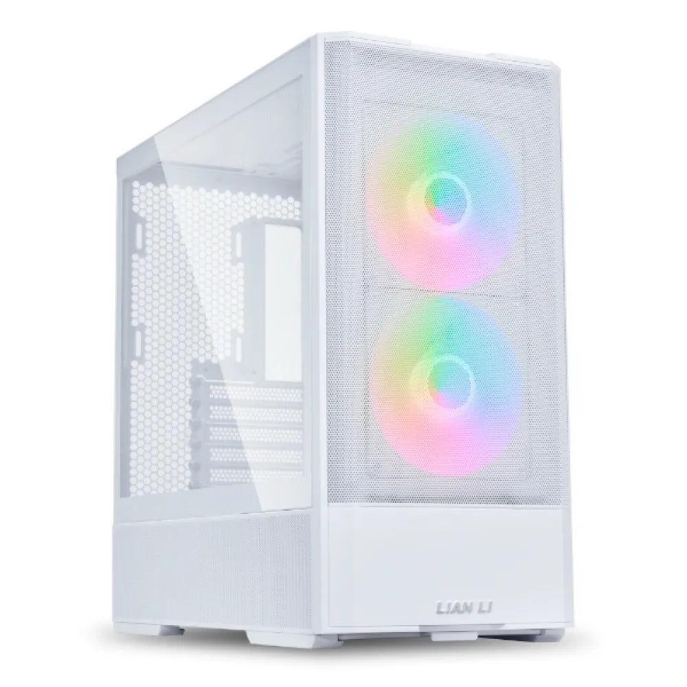 Lian Li Lancool 207 RGB Mid Tower Gaming Case 4 Fan White