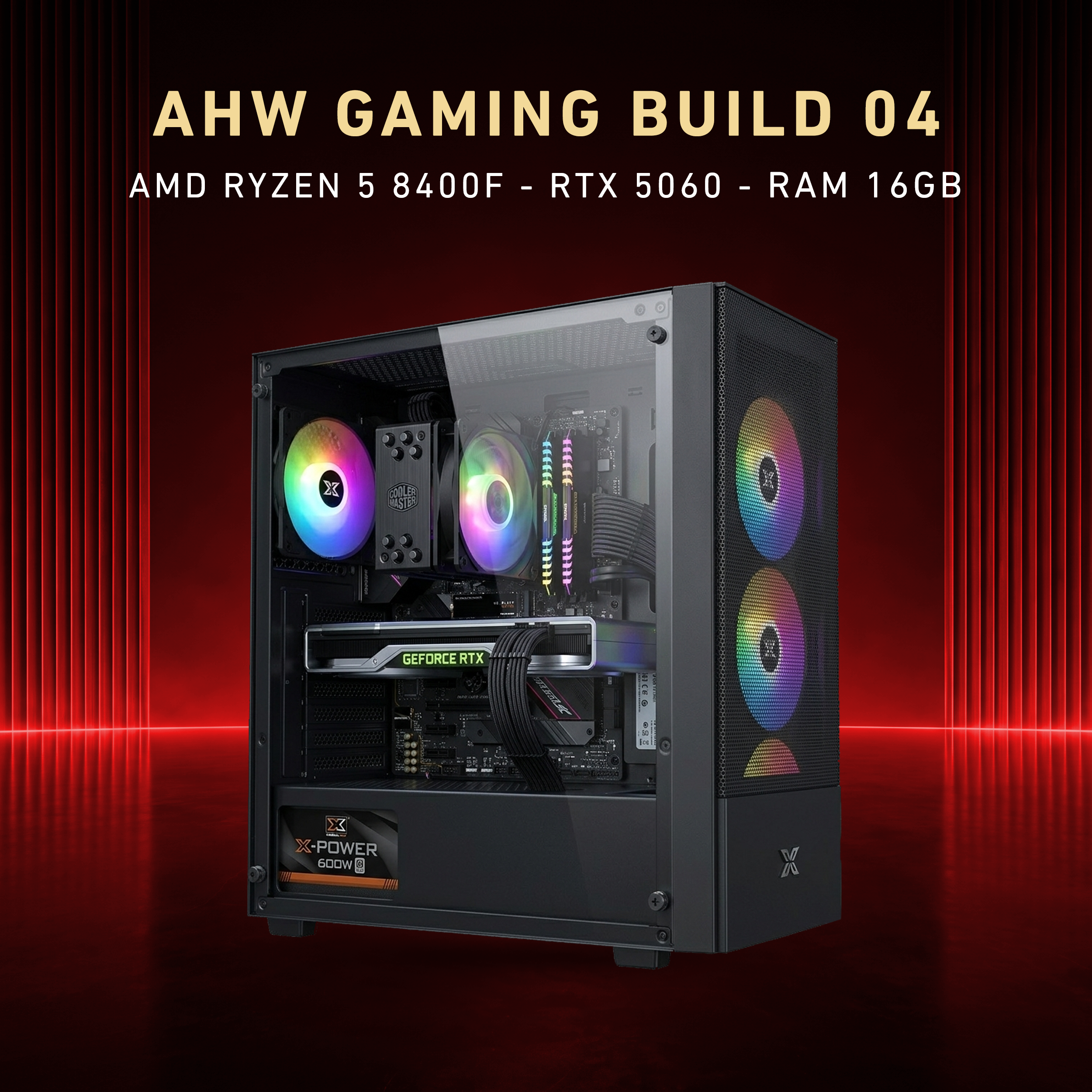 AHW Gaming Build 04 (AMD Ryzen 5 8400F & RTX 5060)