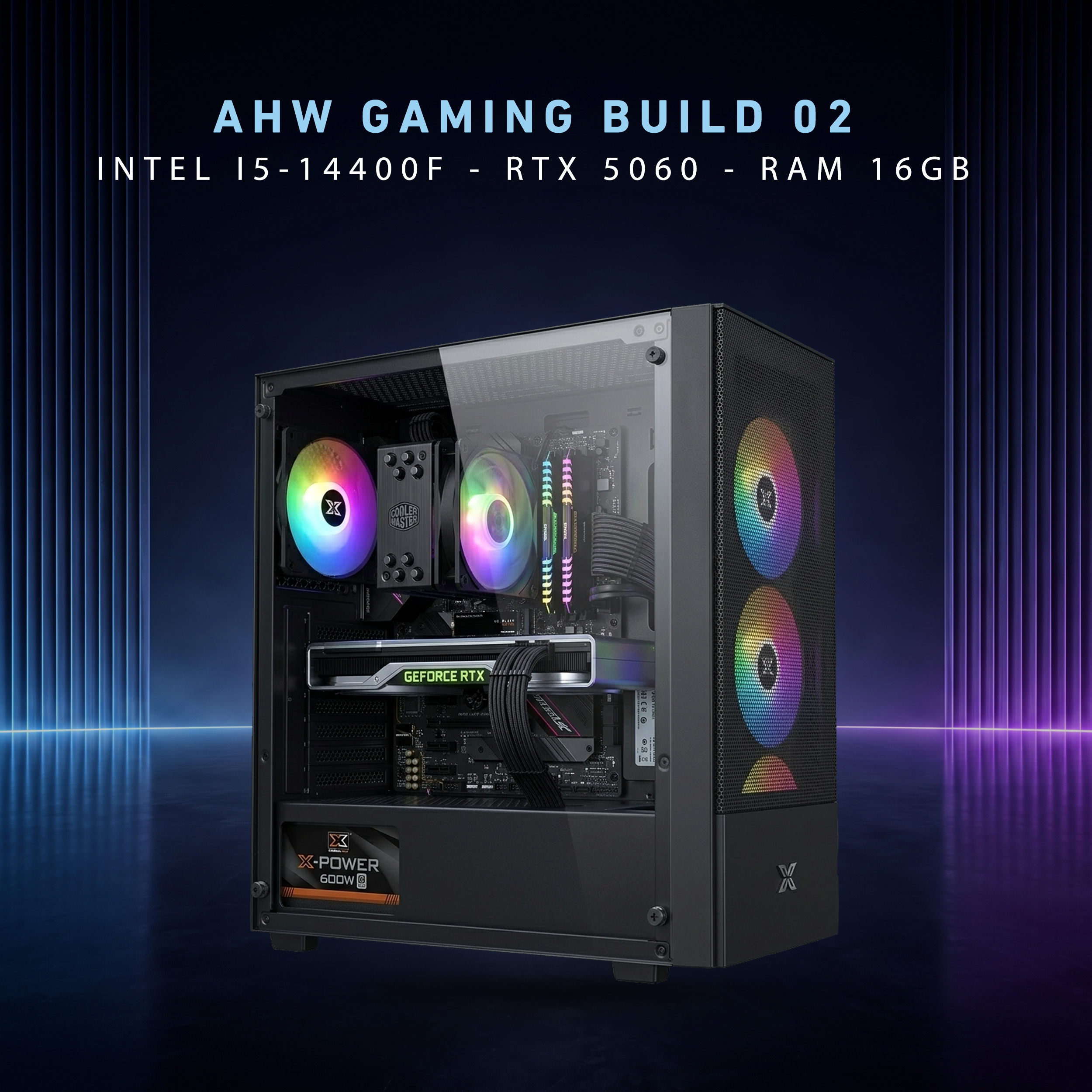 AHW Gaming Build 02 (Intel i5-14400F & RTX 5060)