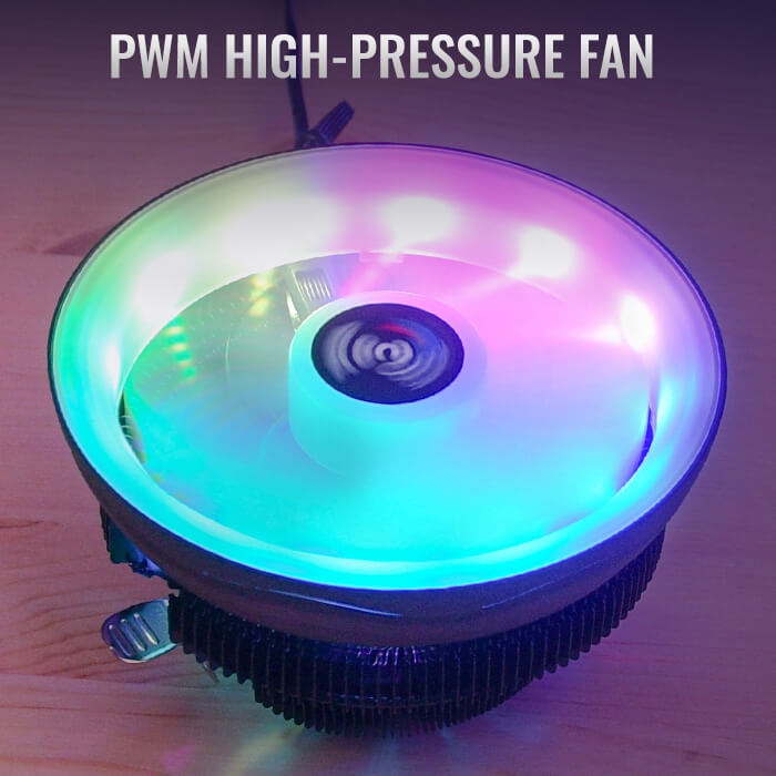 Aerocool Core Plus ARGB CPU Air Cooler Black