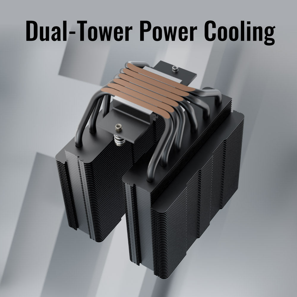 Aerocool Icicle AL60C ARGB CPU Air Cooler Black