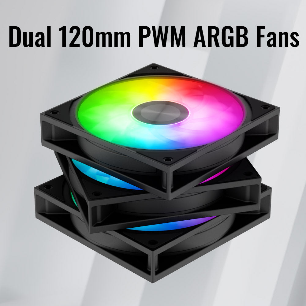 Aerocool Icicle AL60C ARGB CPU Air Cooler Black