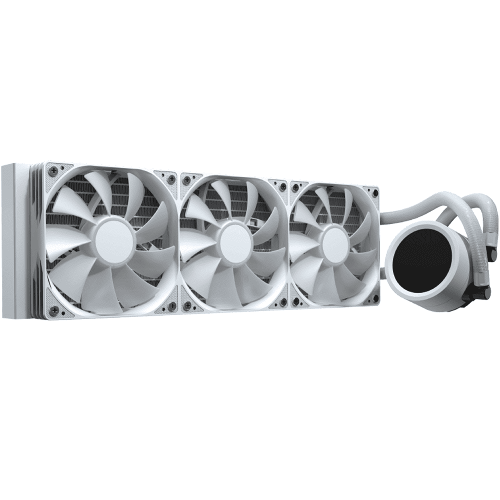 Aerocool Abyss L360R Digi 360 ARGB AIO Liquid Cooler White