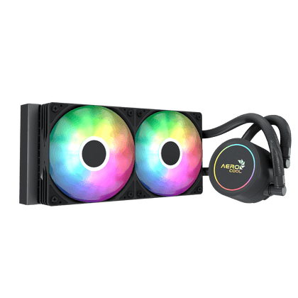 Aerocool Abyss L240R Digi 240 ARGB AIO Liquid Cooler Black - AHW Store