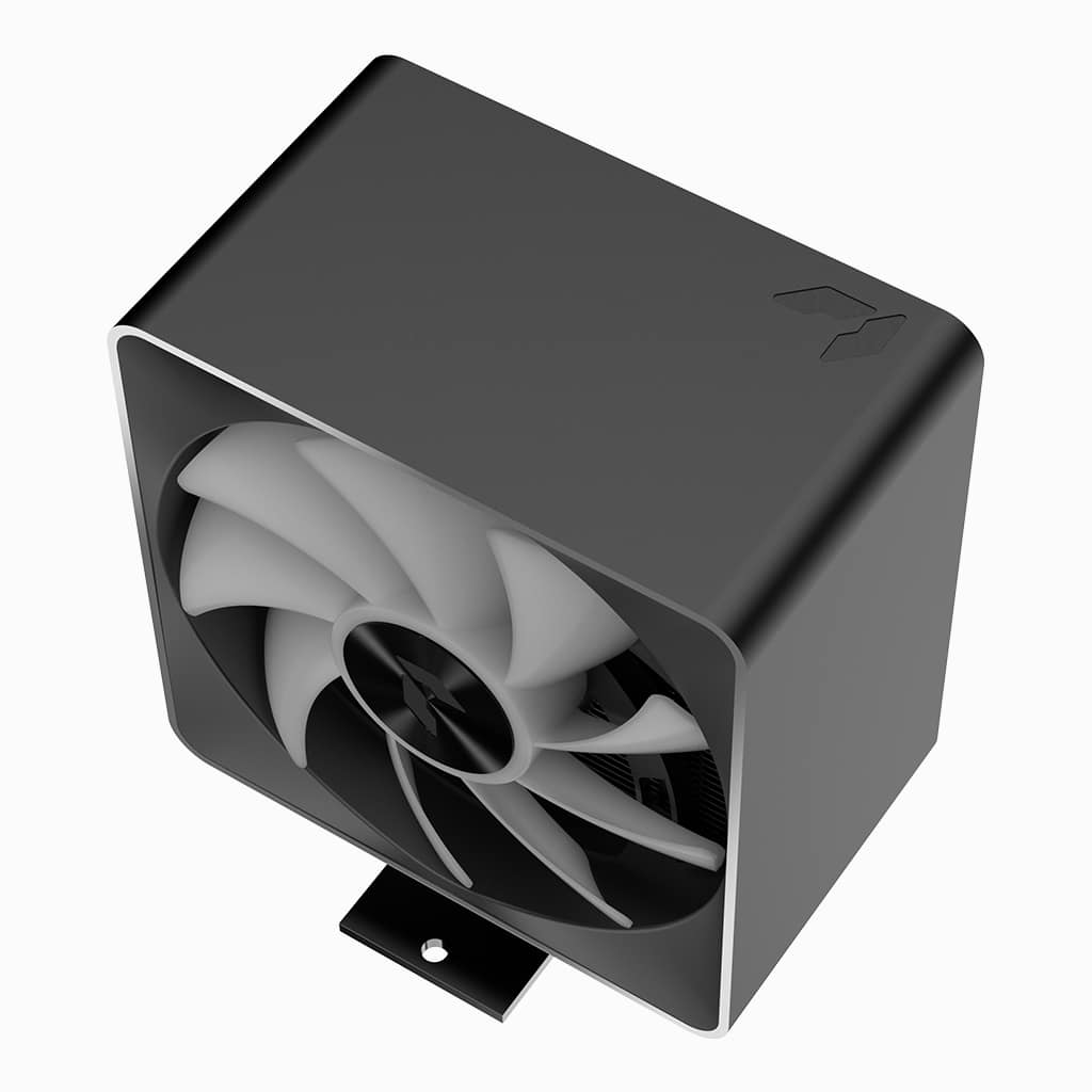 AeroCool APNX AP1 - V ARGB CPU Cooler, 1800RPM, 5 Heat Pipes, PWM, High Performance, Black - AHW Store