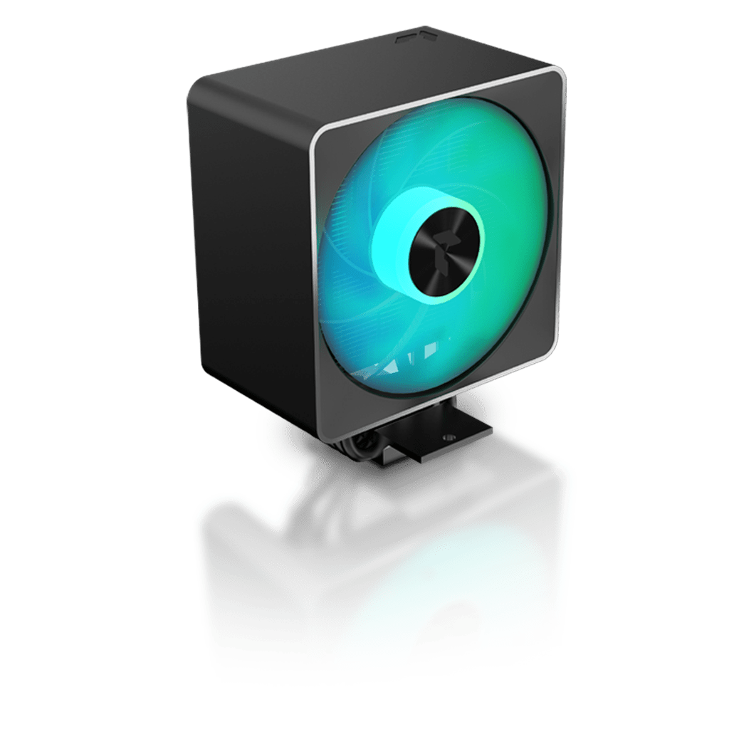AeroCool APNX AP1 - V ARGB CPU Cooler, 1800RPM, 5 Heat Pipes, PWM, High Performance, Black - AHW Store
