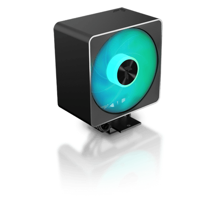AeroCool APNX AP1 - V ARGB CPU Cooler, 1800RPM, 5 Heat Pipes, PWM, High Performance, Black - AHW Store