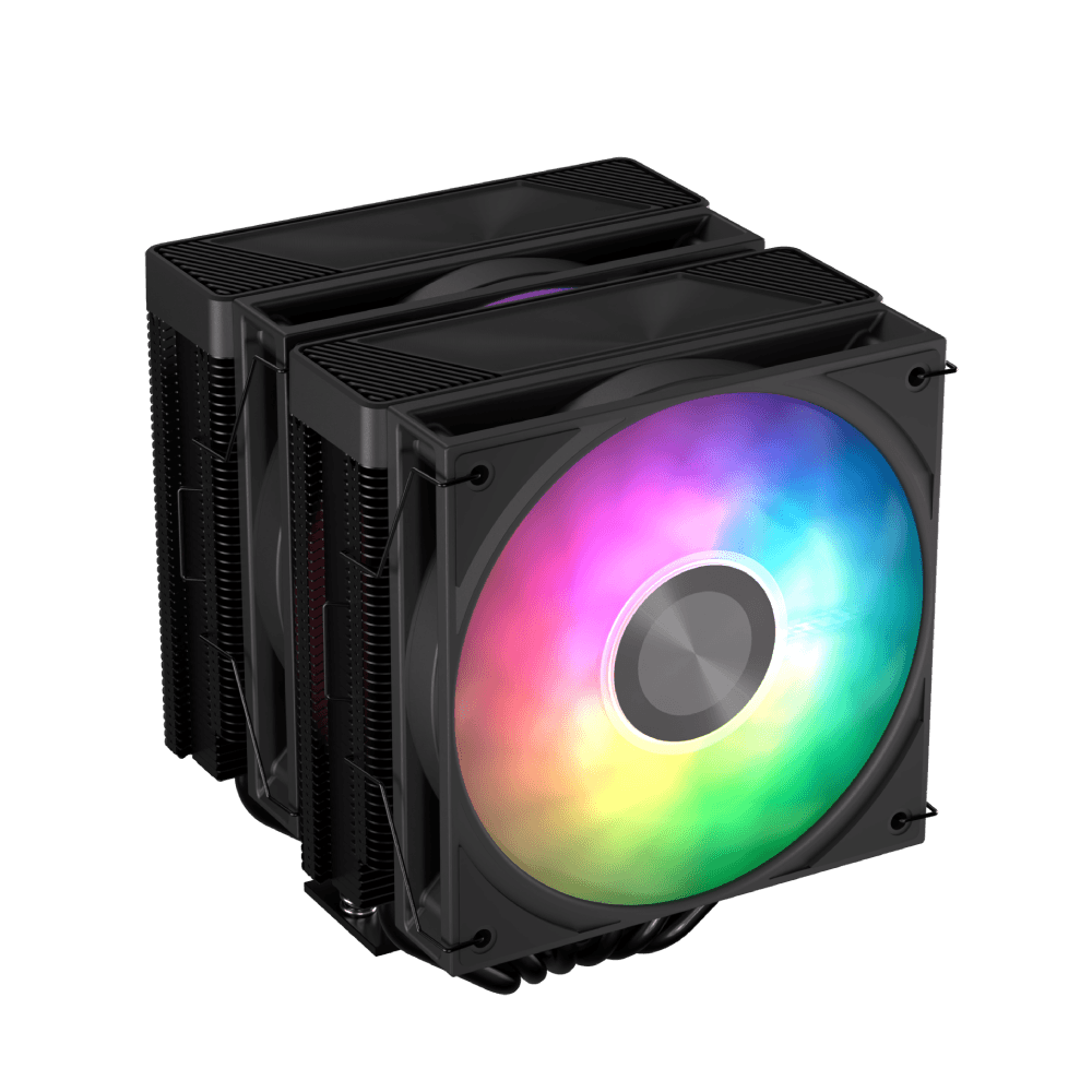 Aerocool Icicle AL60C ARGB CPU Air Cooler Black - AHW Store