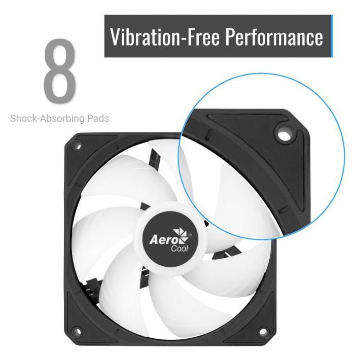 Aerocool Link 120mm ARGB 3 Fan Black - AHW Store