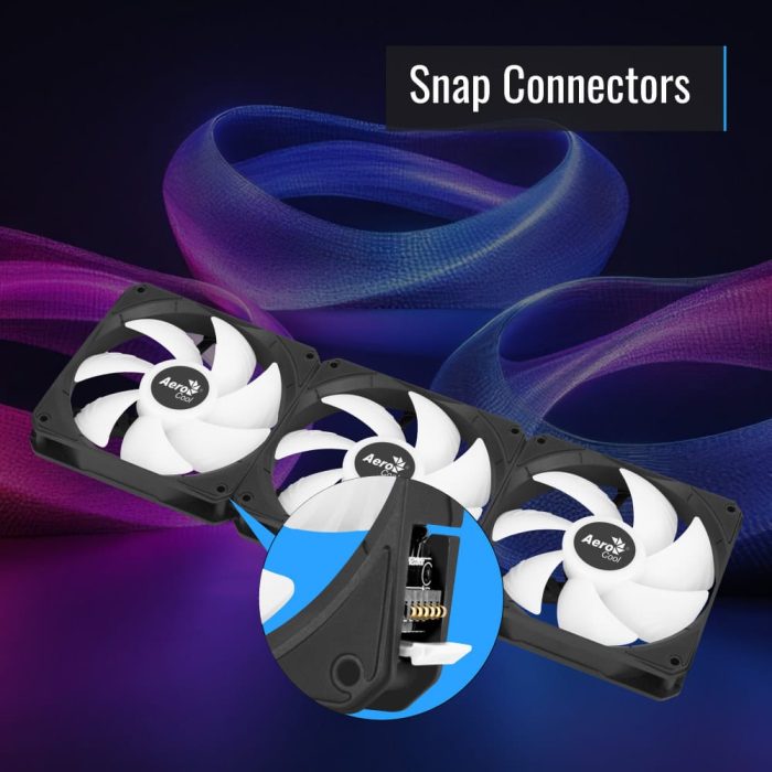 Aerocool Link 120mm ARGB 3 Fan Black - AHW Store