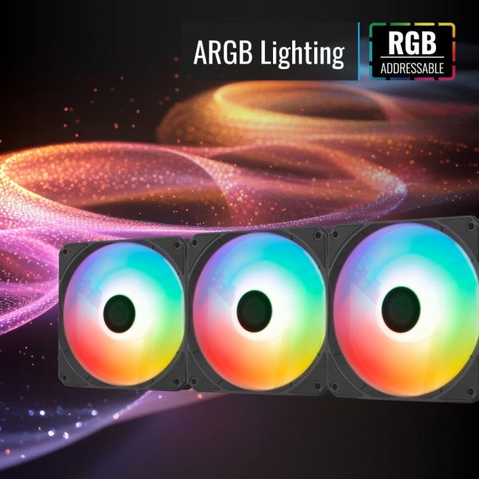 Aerocool Link 120mm ARGB 3 Fan Black - AHW Store