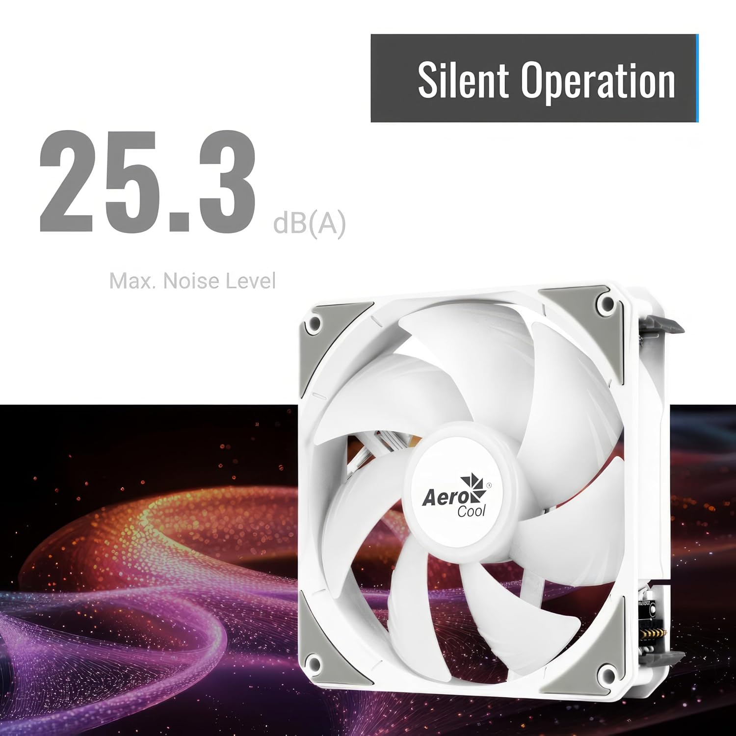 Aerocool Link 120mm ARGB 3 Fan White - AHW Store