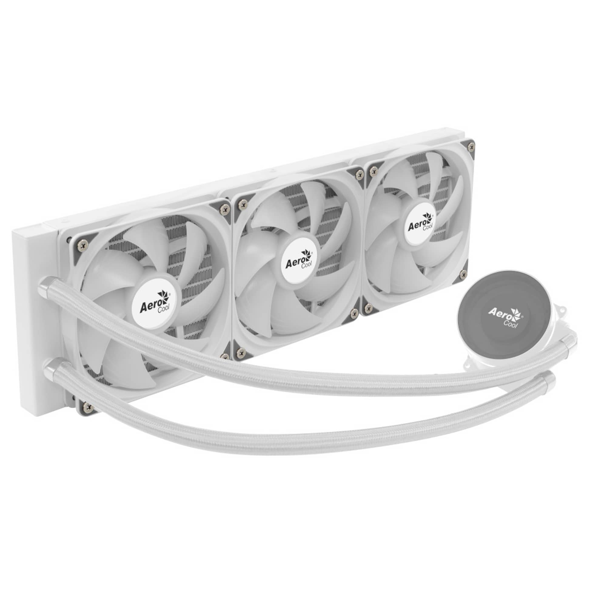 Aerocool Oasis L360R 360 ARGB AIO Liquid Cooler White - AHW Store