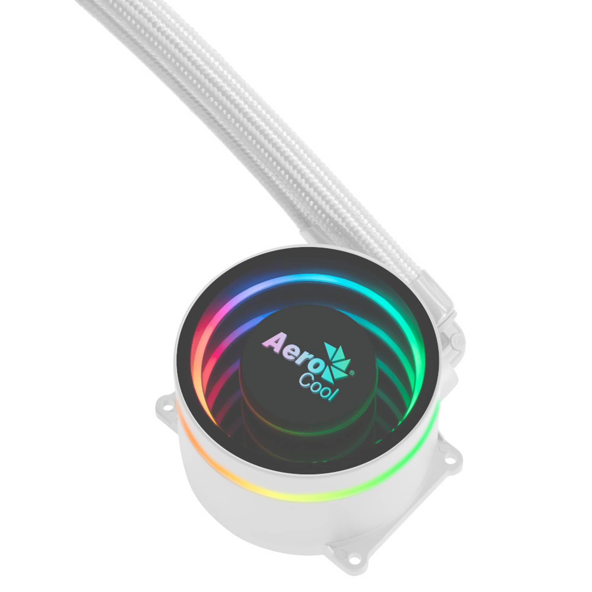 Aerocool Oasis L360R 360 ARGB AIO Liquid Cooler White - AHW Store