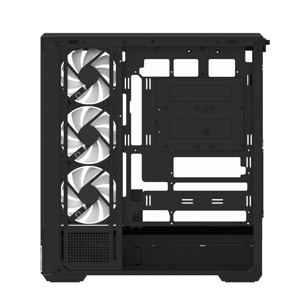 Aerocool P500B Digi ARGB Mid Tower Case 4 Fan ARGB Black - AHW Store