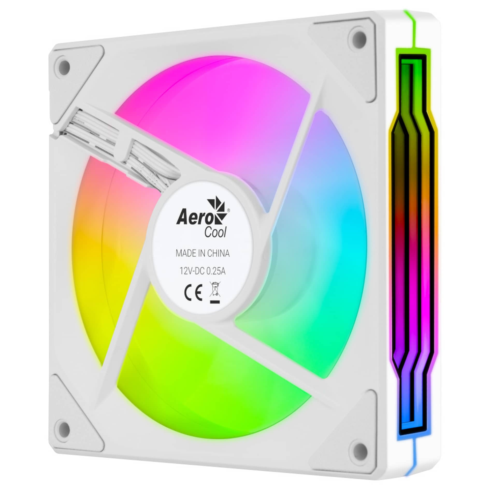 Aerocool Phantom M-3 120mm ARGB White - AHW Store