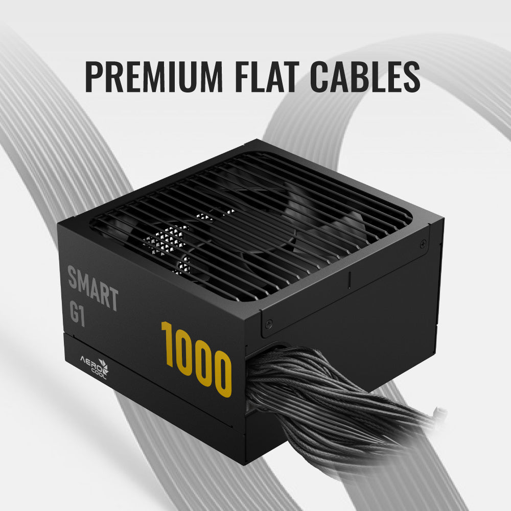 Aerocool SMART G1 1000W 80+ Gold ATX 3.1 Gen 5.1 Non Modular - AHW Store