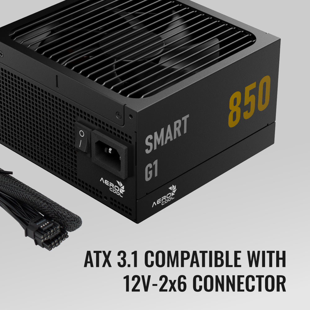 Aerocool SMART G1 1000W 80+ Gold ATX 3.1 Gen 5.1 Non Modular - AHW Store
