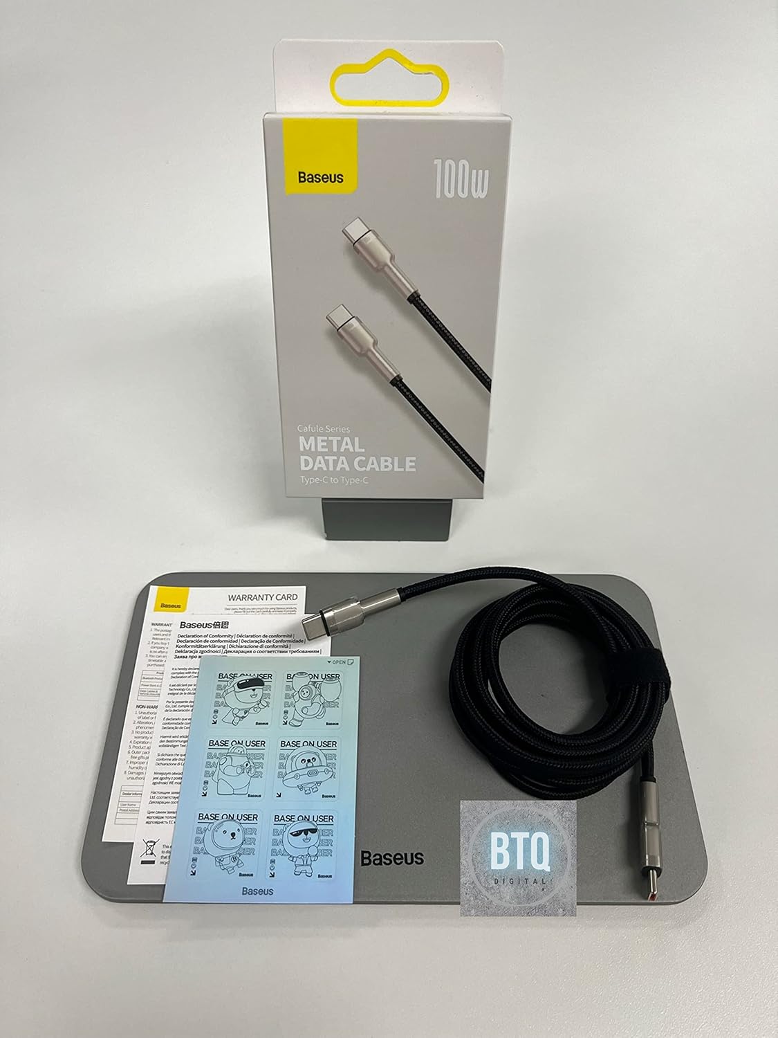 Baseus Cafule Series Metal USB-C Cable 100W 2m