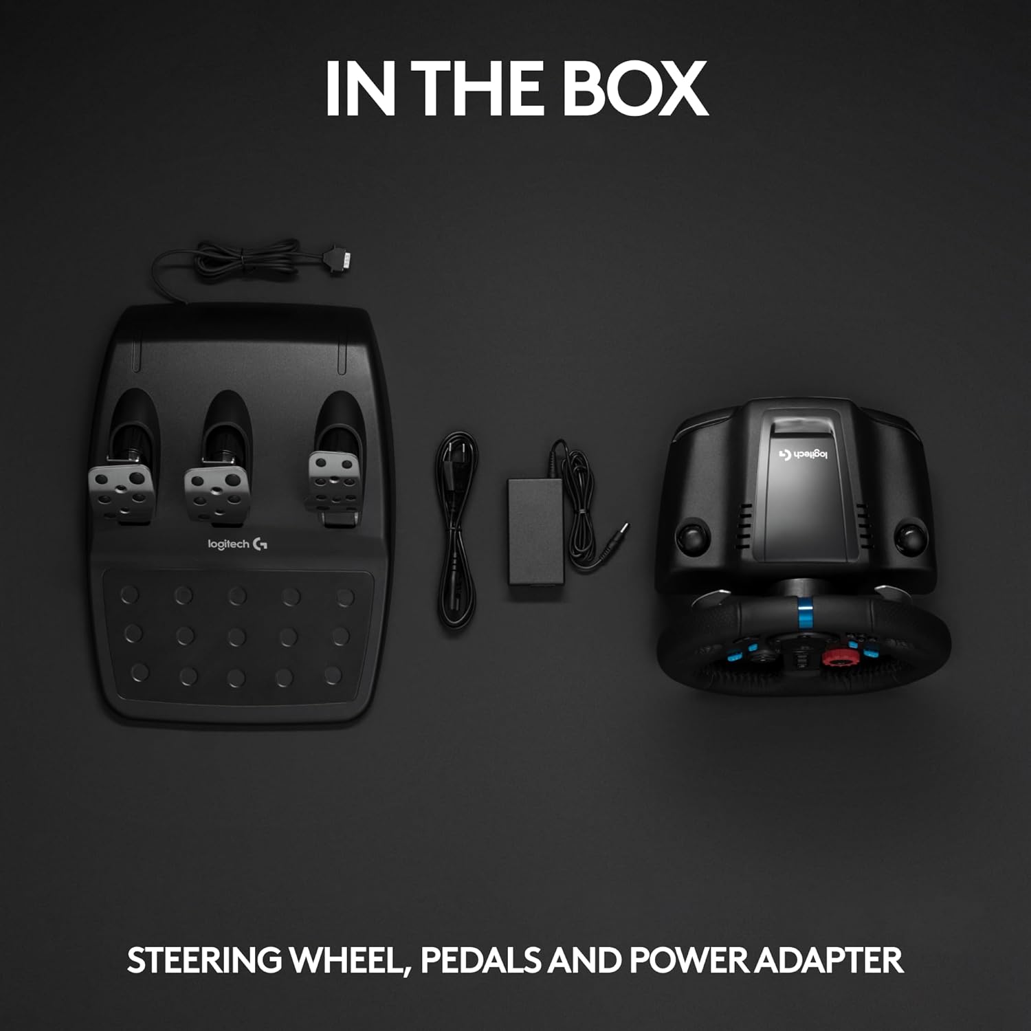 Logitech G29 Driving Force Racing Wheel and Floor Pedals, Real Force Feedback, Stainless Steel Paddl