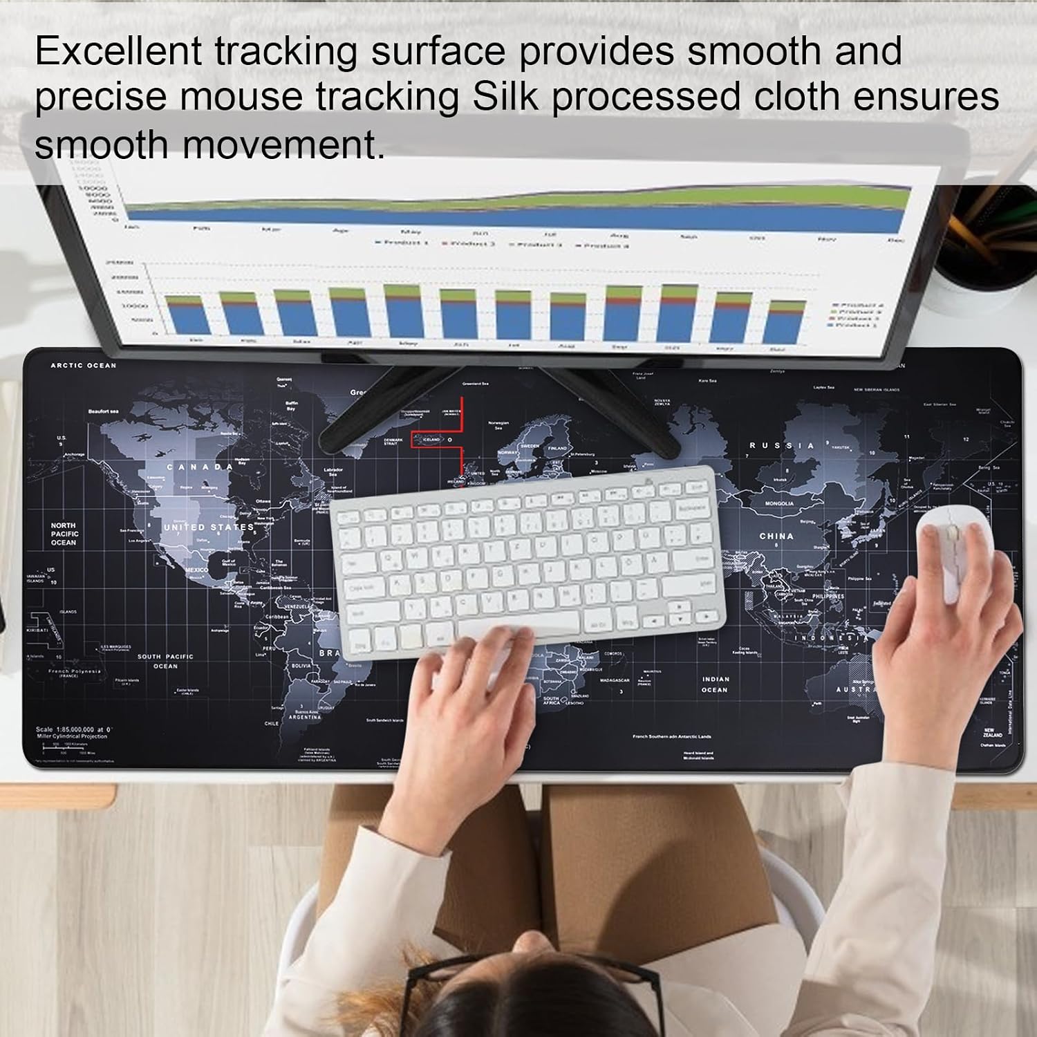 Cmhoo XXL Large Gaming Mouse Pad