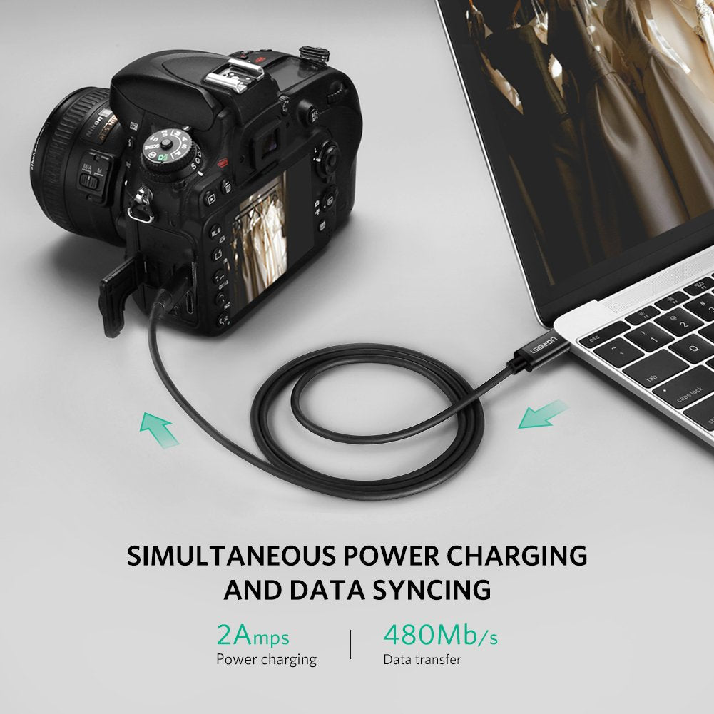 UGREEN USB C to Mini USB Cable Black (50445)