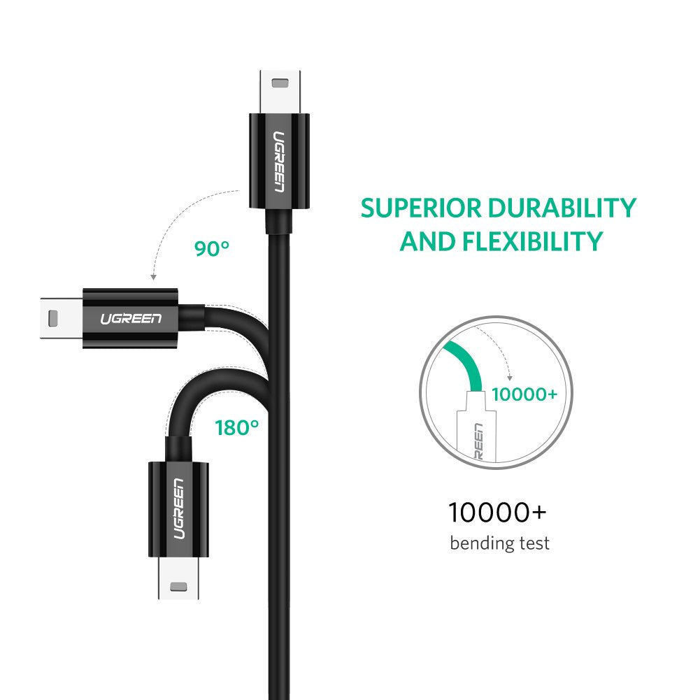 UGREEN USB C to Mini USB Cable Black (50445)