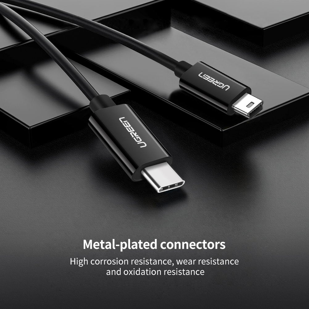 UGREEN USB C to Mini USB Cable Black (50445)