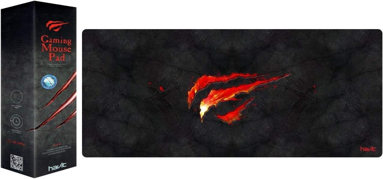 HAVIT HV-MP861 Rubber Gaming Mouse Pad, Black