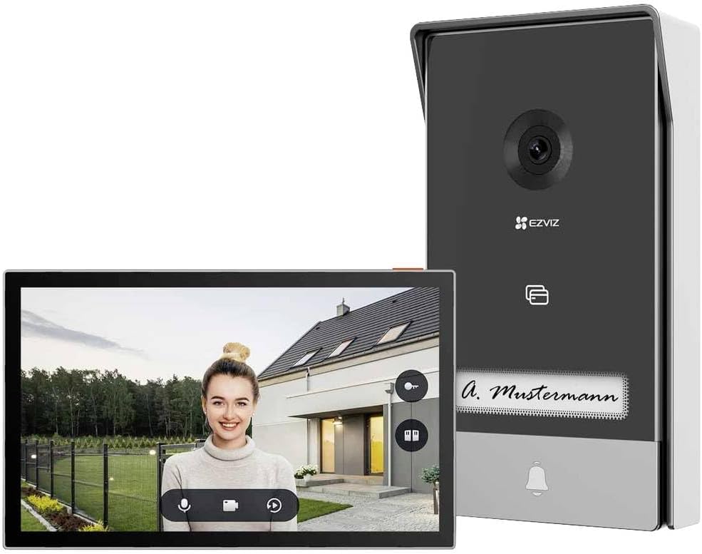 EZVIZ 2K Video Doorbell with 7 Touch Screen