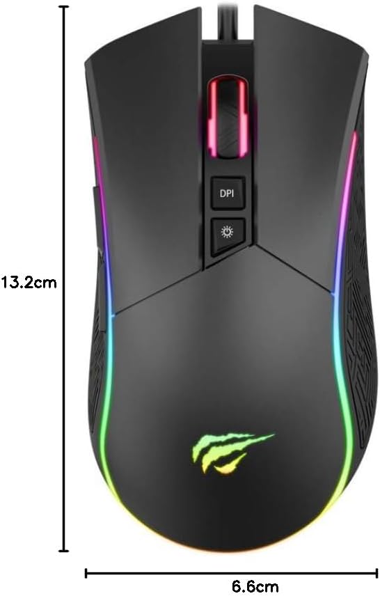 HAVIT GAMENOTE MS1001 RGB Gaming Mouse 7200DPI