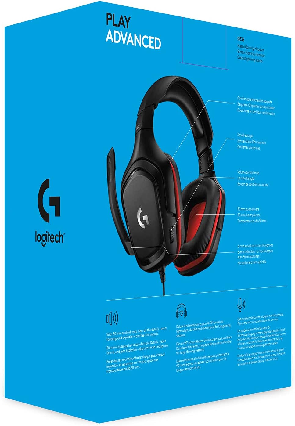 Logitech G332 Wired Stereo Gaming Headset